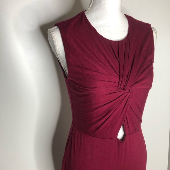 NWT Anthropologie Bailey 44 Wine Cut Out Dress - Picture 4 of 8